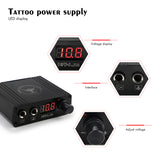 TATELF Tattoo Pen Kit Cartridge Rotary Tattoo Machine Complete with 20pcs Tattoo Cartridge Needles Power Supply Foot Pedal Tattoo Ink Supplies for Beginners Tattoo Artists