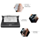 TATELF Tattoo Stencil Printer Portable Mini Tattoo Transfer Machine Thermal Tattoo Printer Copier with 20pcs Transfer Paper for tattooing