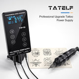 TATELF Rotary Tattoo Kit Professional Cartridge Tattoo Machines Pen with Touch Screen Digital LCD Power Supply for Tattoo Biginner Artists