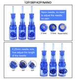 Makeup Needles 12P Cartridge Needle Hair Reconstruction Mesotherapy For Auto Microneedle Permanent Pen 10pcs/Set