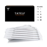 100 PCS Disposable Sterile Tattoo Needles 1RL 3RL 5RL 7RL 9RL for Stick and Pokes Tattoo Kit