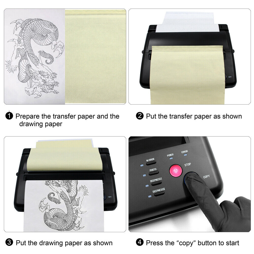 Tattoo Thermal Stencil Maker Tattoo Transfer Copier Printer
