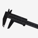 Double Scale Sliding Gauge Eyebrow Ruler