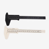 Double Scale Sliding Gauge Eyebrow Ruler